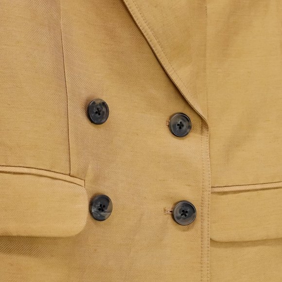 Smythe Tan Double-Breasted Blazer - Picture 7 of 10